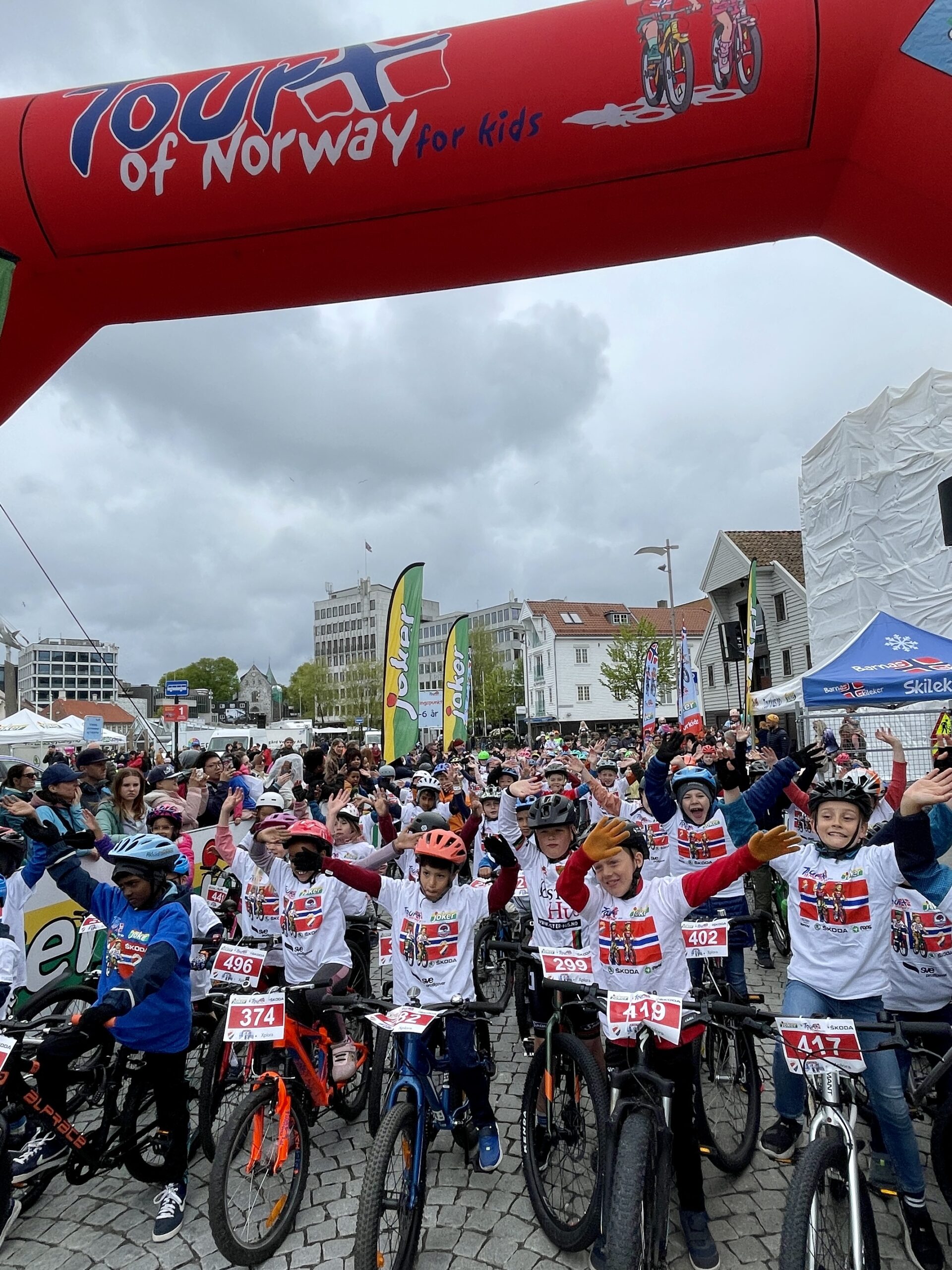 Duket for sykkelfest i Egersund og Stavanger
