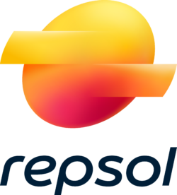 Repsol logotipo lockup color secundario positivo rgb h